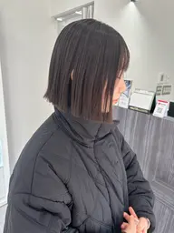 似合わせボブ+メテオストレート＋マイクロバブル
