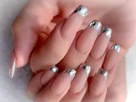 【オフなし】ガラスフレンチネイル💅 【2回目以降＋1,100円】