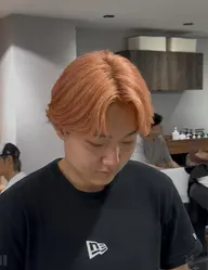 リタッチ＋カラー+カット 「スパイキーショート、センター分け、襟足ありセンター分け、マッシュ限定」