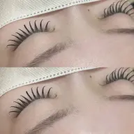 🎀モチ持続、負担軽減🫧フラットラッシュ✨160本＋束間コーティング💕　オフ込✨