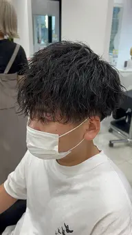 カット➕ツイストスパイラルパーマ