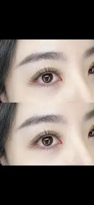 (マツエク)120本フラットラッシュコーティング付き