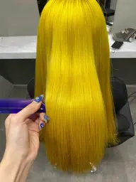 【透明感抜群】ケアブリーチ➕うる艶カラー➕髪補修トリートメント