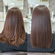 カット＋ワンカラー+髪質改善ケアブロトリートメント