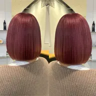 【平日🌟限定】プレミアムケアカラー🍇+高濃度SILKERA5GシステムTr+超音波アイロン/￥9900