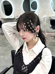 【💎当日限定💎】顔周り＆おくれ毛カット➕スタイリング※シャンプーなし✨¥4,400