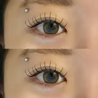 【🖤当日限定🖤】フラットラッシュ140本 韓国風束感🤍 LED変更可🫶🏻 +¥500