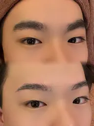 【メンズ🙋🏻‍♂️】まつ毛パーマ＋眉毛wax脱毛（鎮静ケア・美容液コーティング付き）