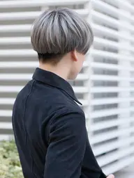 カット＋顔まわり縮毛矯正＆2step treatment【ブリーチ縮毛変更₊2000円】