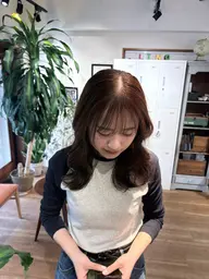 【✨️レディースロングの方限定✨️】透明感カラー + 似合わせカット +ケアトリートメント(鎖骨下まで長さある方のみ