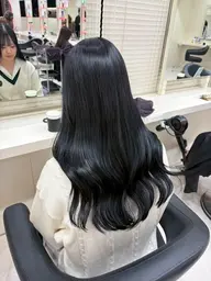 🖤暗髪で垢抜けたい🖤重くならない韓国風暗髪ワンカラー🤍