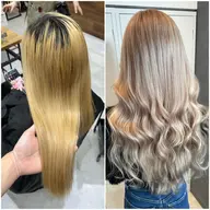 ダブルカラー(ケアブリーチ)＋レミーエクステ50枚🎀✨