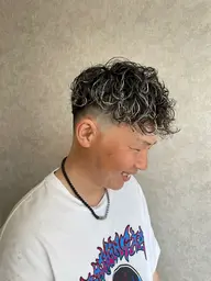 メンズカット＋パーマ⭐️