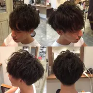 ♦︎【メンズ限定】メンズカット & パーマ & カラー & ハホニコTr