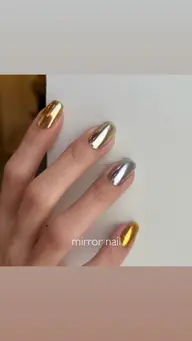モデル🪽ミラーネイル✨【one color】 カラーはお選びいただけます/初回オフ無料
