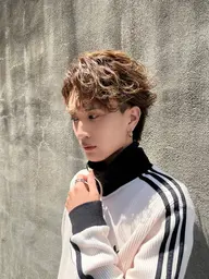 メンズカット+カラー+パーマ✂️🌈🌀（骨格に合わせたカットオシャレなカラーとパーマをご提供致します！）