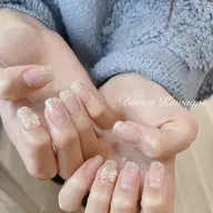 《4/13~19来店限定》【オフ有り】ハンドワンポイントネイル🩵川越/本川越/パラジェル/バイオジェル