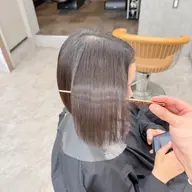 【髪質改善も叶う！】前髪カット+やわらか縮毛矯正+髪質改善トリートメント✨