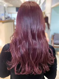 ブリーチなし！🫧Wカラー🫧+1stepトリートメント♡明るくしたい方、ダメージも気になる方必見👀✨