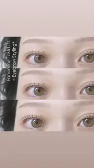 アイブロウスタイリング＋まつ毛パーマ【骨格診断付き】