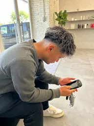 カット＋パーマ＋メッシュカラー/24,500→16,000