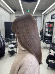 【透明感のあるオンカラー✨】ブリーチなしで透明感のあるヘアカラーをご提供します！