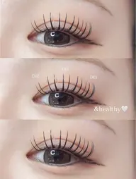【&healthy】マツエク＋まつ毛パーマ100本