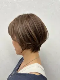 カット+カラー+白髪ぼかしハイライト