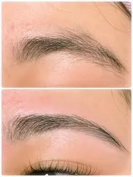 ナチュラルアイブロウ【ＷＡＸ＆間引き】※同時施術可