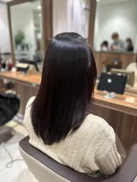 白髪染めを使わない白髪染めカラー＋カット🌿ダメージレスでオススメ！