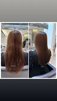 ‪💫髪質改善💫酸性ストレート【縮毛矯正】