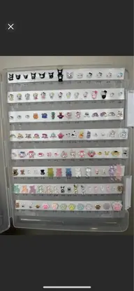 ハント自爪付け替えオフ無料★ハント自爪ワンカラーキャラクターパーツ付け放題