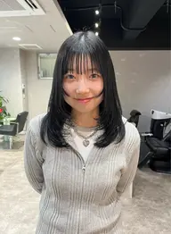 全体カット＋顔周り似合わせレイヤー＋トリートメント🕊️🩷【鎖骨下お客様限定🫧🪷】