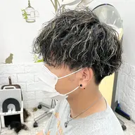 【新規限定】メンズカット➕パーマ(ジェルパーマ込み)➕メッシュ