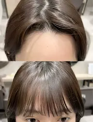 ꒰  割れ癖改善  ꒱ クロスパーマ➕前髪カット