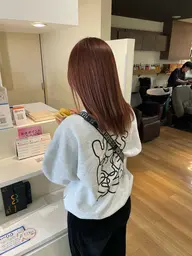 💫極上の艶髪💫　似合わせデザインカット+超音波トリートメント　コテ巻き仕上げ