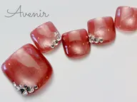 【フットネイル】トレンドコース(アート6本程度)初回オフ無料✨フットバス付