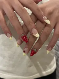 【学割❗️U２４】長さだし10本込み☆オフ有りハンド🖐🏻デザインお持ち込みやり放題コース🖤