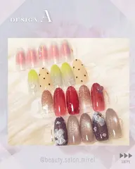 定額ネイル 〖🅰️〗※ケア込・オフ無料※お色変更/可(パラジェル有り)