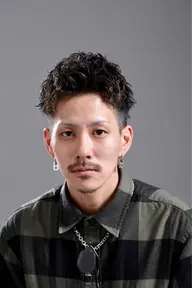 メンズショートパーマ💈ピンパーマ