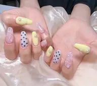 ⭐️💅（チップ長か出し10本）デザインネイル（オフ有り）ご来店前にお写真を送ってお願いいたします