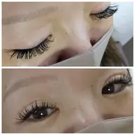 フラットラッシュまつ毛エクステつけ放題