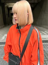 カット+ハイブリーチオンカラー(ブリーチ2回)+2stepトリートメント¥26000