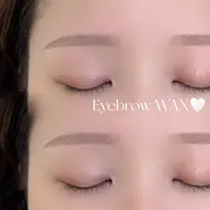 【ご新規様】美眉スタイリング🪶🤍アイブロウwax脱毛✨（間引き、眉カット、メイク仕上げ◎）