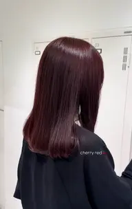 【ダメージレスでうる艶髪🍒】Premiumカラー ＋ 保湿トリートメント(ワンカラー、ロング料金なし)