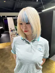 【ミニモ限定】ケアブリーチ＋艶カラー＋カット