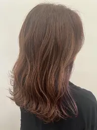 カット+インナーカラー