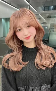 ✨人気no.2✨メンテカット+ブリーチ+カラー+保湿トリートメント🧡（ケアブリーチ変更可）（ブリーチ2回変更可）⭕️