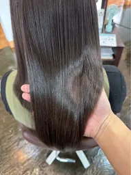 【高濃度水素】髪質改善ストレート＋髪質改善トリートメント＋カット