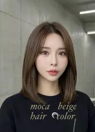 似合わせカット＋透明感カラー＋TR